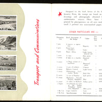 India 1955 2nd Definitive Series Plan Transport & Communication English Blank Folder # 9157A