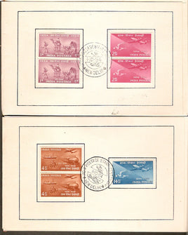 India 1954 Stamp Centenary Cancelled VIP Folder Presentation Pack # 9174