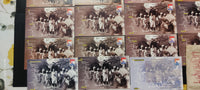 India 2011 22 Diff. Mahatma Gandhi Dandi March GUJPEX  Cancelled Post Cards with Khadi Cloth Envelope RARE