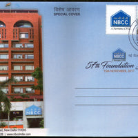 India 2017 NBCC Ltd. Foundation Day Architecture My Stamp Special Cover # 9306