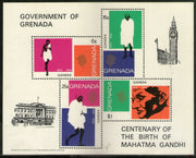 Grenada 1969 Mahatma Gandhi of India Birth Centenary Sc 340a M/s MNH # 9315