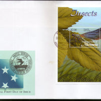 Micronesia 2002 Dragonfly Insect Animal Fauna Sc 524 M/s FDC # 9359