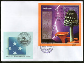 Micronesia 2000 Mushroom Fungi Flora Tree Plant Sc 383 M/s FDC # 9360
