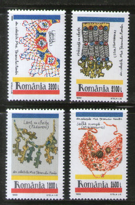 Romania 1999 Jewelry Art Sc 4290-93 MNH # 938