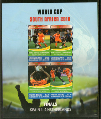 St. Vincent 2011 World Cup Football Sport Sheetlet MNH # 9390