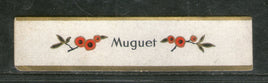 India 1950's Muguet French Print Vintage Perfume Label Multi-Colour # 940