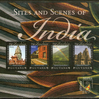 Guyana 2011 Sites & Scenes of India Tourism Temple Hindu Mythology Sc 4068 Sheetlet MNH # 9412