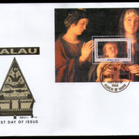 Palau 2002 Christmas Religious Painting by Bellini Sc 704 M/s FDC # 9413