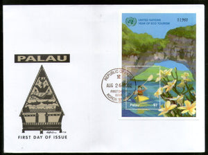 Palau 2002 International Year of Eco Tourism Sc 690 M/s FDC # 9419