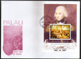 Palau 2005 Battle of Trafalgar Horatio Nelson Sc 820 M/s FDC # 9427