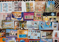 Worldwide 90 Diff. M/s on Painting Wildlife Animals Costume Cinema Sport Flowers Space Cancelled # 9440