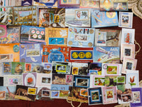 Worldwide 90 Diff. M/s on Painting Wildlife Animals Costume Cinema Sport Flowers Space Cancelled # 9440
