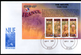 Feuillet FDC n° 9459 du Tour de France 2003 de Niue, Sc 778
