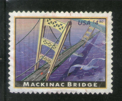 USA 2010 Mackinac Bridge $4.90 Used Stamp # 945