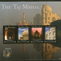 Guyana 2011 Taj Mahal Sites & Scenes of India Tourism Sc 4067 Sheetlet MNH # 9469