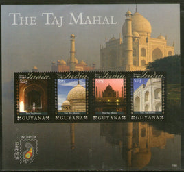 Guyana 2011 Taj Mahal Sites & Scenes of India Tourism Sc 4067 Sheetlet MNH # 9469