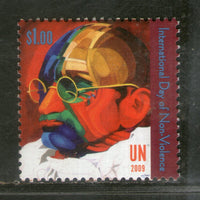 United Nations 2009 Mahatma Gandhi of India Non-Violence Sc 996 MNH # 947