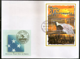 Micronesia 2001 Birds Wildlife Animals Fauna Sc 467 M/s FDC # 9497