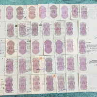 India Fiscal 41 Diff. Hundi up to Rs 10 Inc. Diff Types WMKS & States Issues Used # 9512