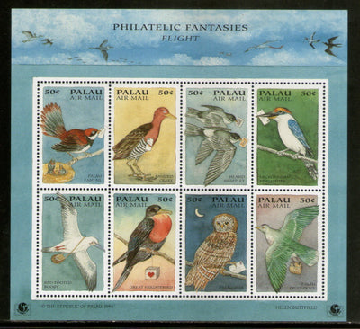 Palau 1994 Owl Birds Wildlife Fauna Sc 336 Sheetlet MNH # 9516