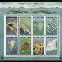 Palau 1994 Fishes Marine Life Animal Sc 335 Sheetlet MNH # 9529