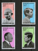 Gabon 1969 Mahatma Gandhi of India Birth Centenary Sc C78-81 MNH # 95
