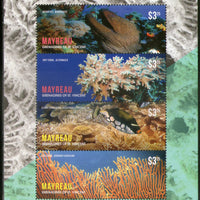 St. Vincent 2014 Coral Reefs Marine Life Sheetlet MNH # 9611