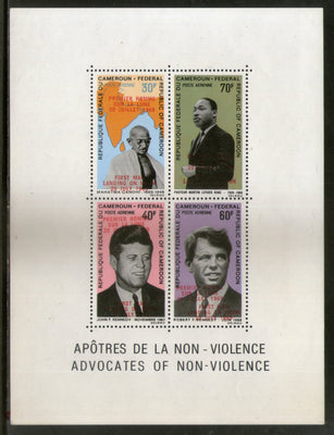 Cameroun 1969 Mahatma Gandhi Kennedy King M/s O/p Moon Landing MNH # 9672
