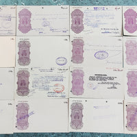 India Fiscal 16 Diff. Hundi upto Rs 10 Uttar Pradesh Inc. Diff Types WMKS Issues Used # 9694