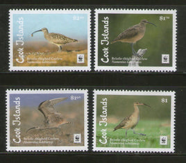 Cook Islands 2017 WWF Birds Wildlife Animals Fauna 4v MNH # 970