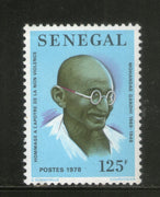 Senegal 1978 Mahatma Gandhi of India Non-Violence Sc 487 MNH # 992