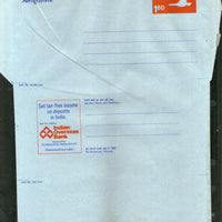 India 1978 160p Swan Indian Overseas Bank Advt. on Postal Stationery Aerogramme MINT # AE11