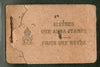 India 1922 KG V 1An x 16 Stamps Re.1 Stapled Match Book Type Booklet Phila-B14 RARE # 1354