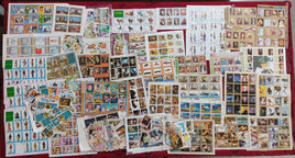 UAE 2000 Diff. Cancelled Stamps on Painting Birds Animals Space Scout Butterfly Locomotive Transport