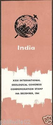 India 1964 International Geological Congress Phila-410 Cancel Folder