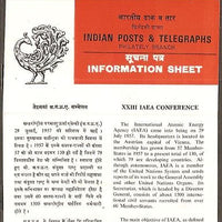 India 1979 IAEA Conference Atomic Energy Phila-801 Cancelled Folder