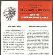 India 1979 IAEA Conference Atomic Energy Phila-801 Cancelled Folder