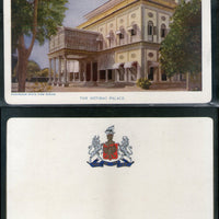 India Bhavnagar State The Motibag Palace Architecture Vintage View Picture Post Card # 11
