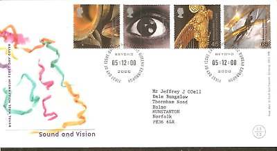Great Britain 2000 Sound & Vision Art Culture FDC