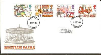 Great Britain 1983 British Fairs Festival 4v FDC