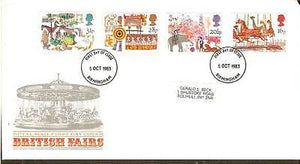 Great Britain 1983 British Fairs Festival 4v FDC