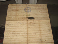 India Fiscal Baroda State Rs. 10 Linen Cloth Stamp Paper Type 10 KM 123 RARE