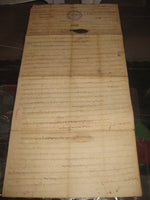 India Fiscal Baroda State Rs. 10 Linen Cloth Stamp Paper Type 10 KM 123 RARE