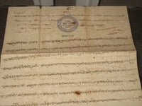 India Fiscal Baroda State Rs. 30 Linen Cloth Stamp Paper Type 10 KM 133 RARE