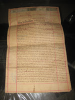 Timbre fiscal adhésif spécial sur document, Inde britannique KEd Rs. 500x2+200+100+50