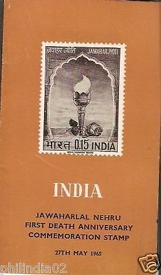 India 1965 Jawahar Jyoti Nehru Phila-417 Cancelled Folder