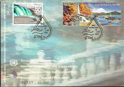 United Nations 2003 Year of Fresh Water Environment FDC # 8168