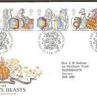 Great Britain 1998 Queen's Beasts Coat of Arms FDC # 18211