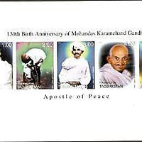 Tadjikistan 1999 Mahatma Gandhi of India Proof on Thick Die Card