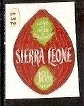 Sierra Leone 1970 18½c Odd Shaped Palm Kernel Die Cut Self Adhesive MNH # 1786
